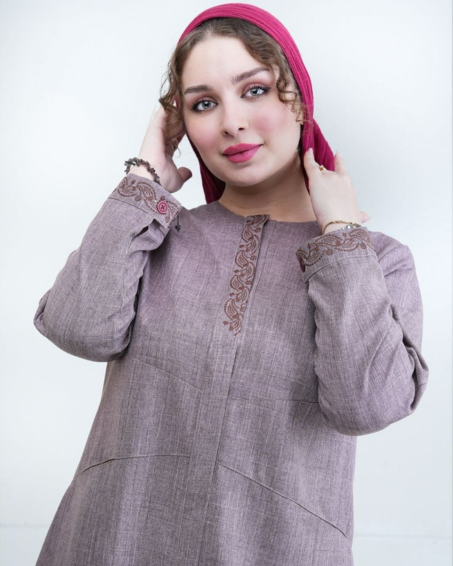 مانتو دکمه دار الیکا