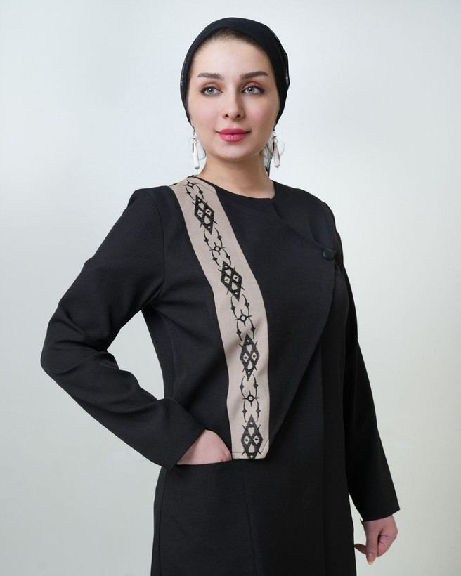 مانتو شلوار دکمه دار جانان