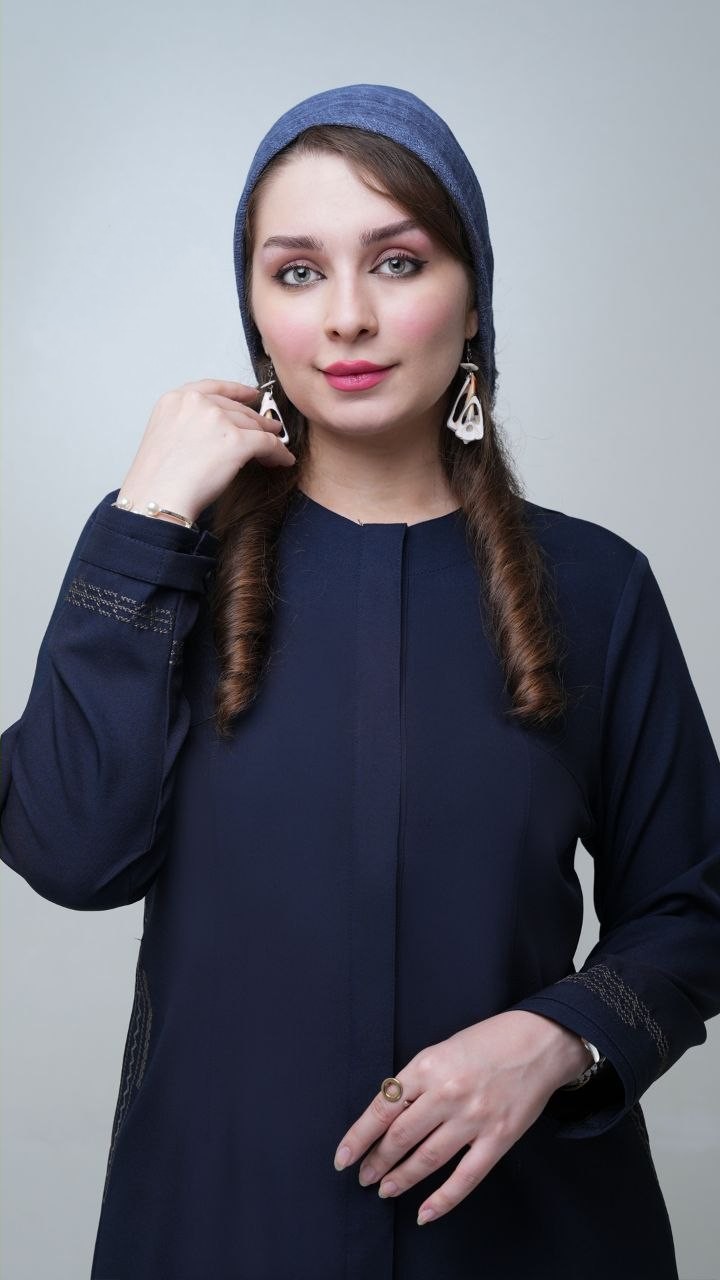 مانتو شلوار دکمه دار شاینا