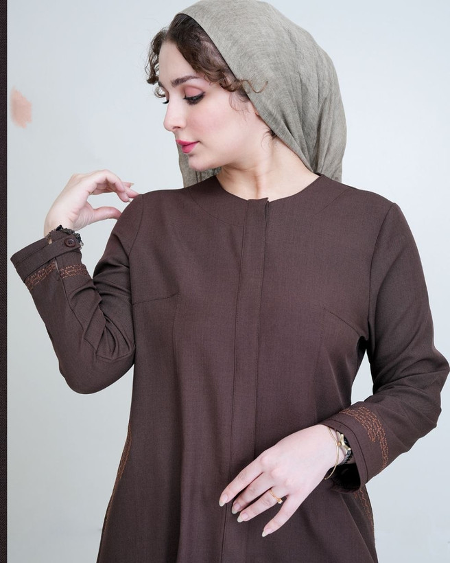 مانتو شلوار دکمه دار شاینا