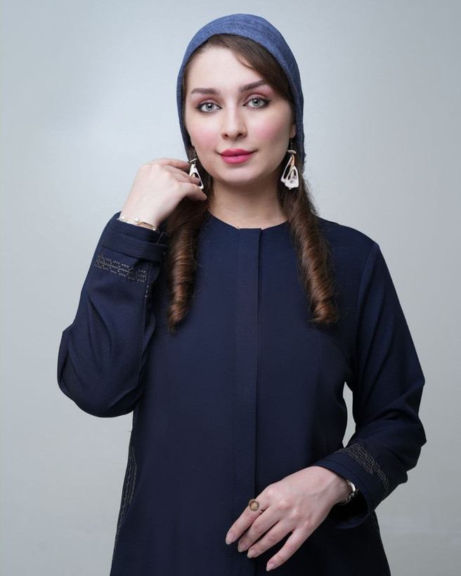 مانتو شلوار دکمه دار شاینا