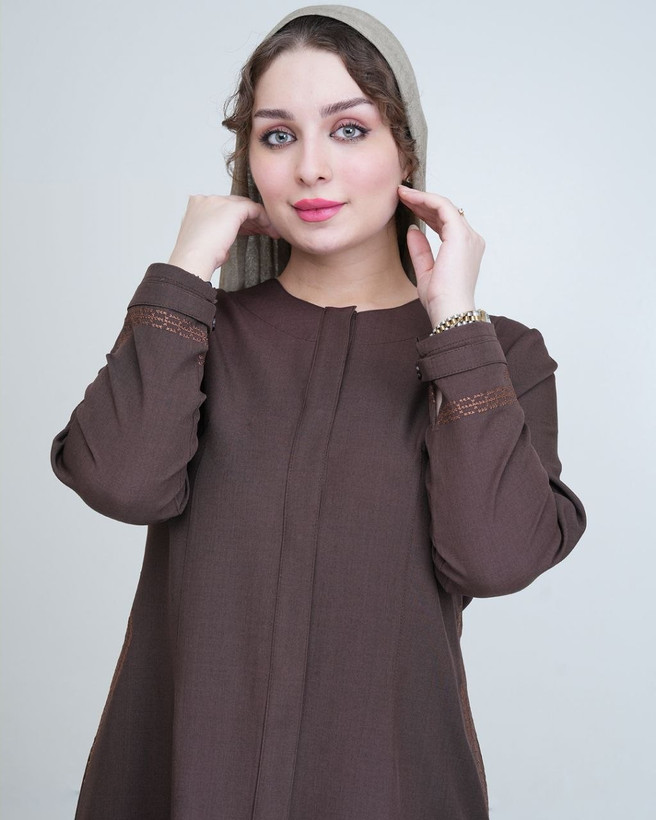 مانتو شلوار دکمه دار شاینا
